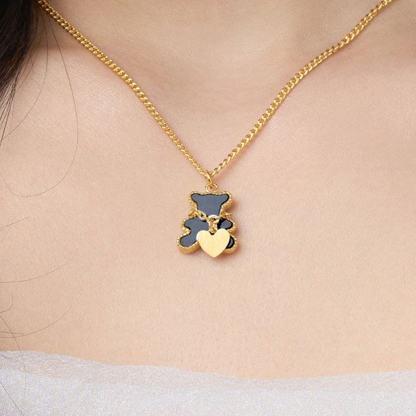 리버스 하트 곰돌이 목걸이 요약정보 및 구매